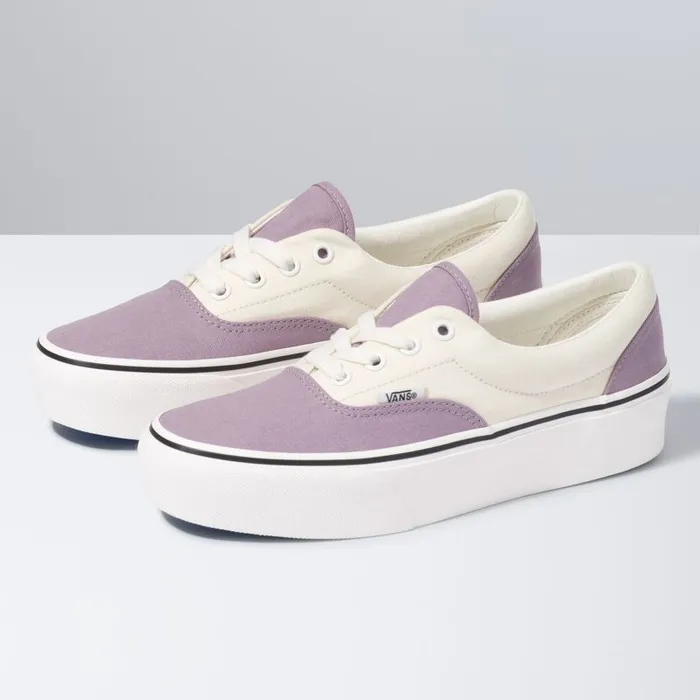 Classics Shoes Women Vans 2Tone Era Platform Nirvanaantique White