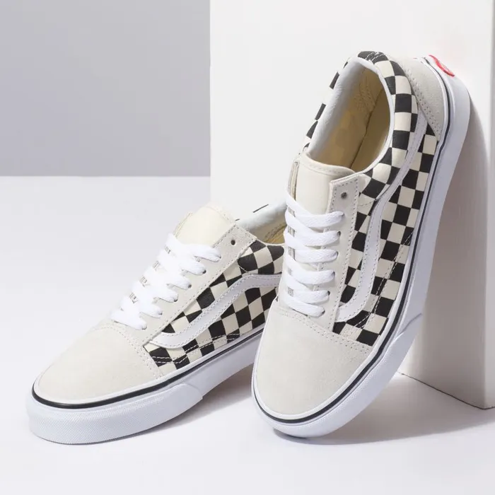 Classics Shoes Women Vans Checkerboard Old Skool Whiteblack Classics Shoes Women Vans Checkerboard Old Skool Whiteblack