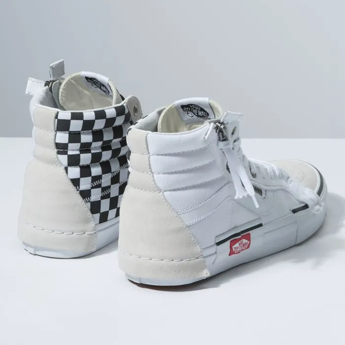 Classics Shoes Women Vans Checkerboard Sk8Hi Reissue Cap True Whiteblack Classics Shoes Women Vans Checkerboard Sk8Hi Reissue Cap True Whiteblack