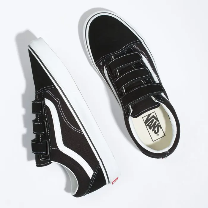 Classics Shoes Women Vans Suede Canvas Old Skool V Blacktrue White Classics Shoes Women Vans Suede Canvas Old Skool V Blacktrue White