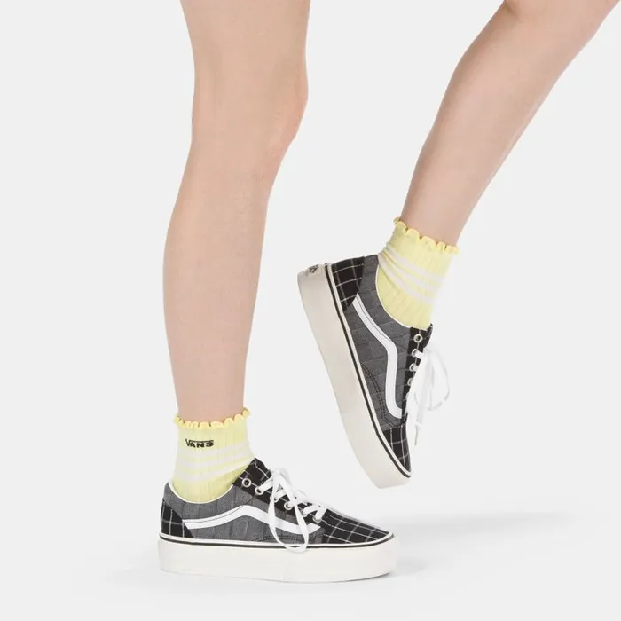 Classics Shoes Women Vans Woven Check Old Skool Platform Multiblanc De Blanc Classics Shoes Women Vans Woven Check Old Skool Platform Multiblanc De Blanc