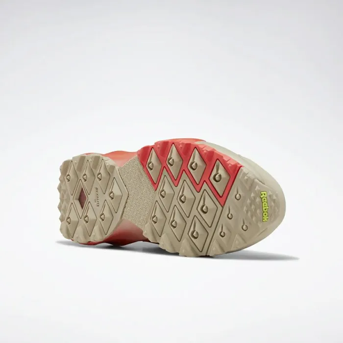 Classics Shoes Womens Reebok Aztrek Double Mix Trail Shoes Light Sand Neon Red Neon Lime