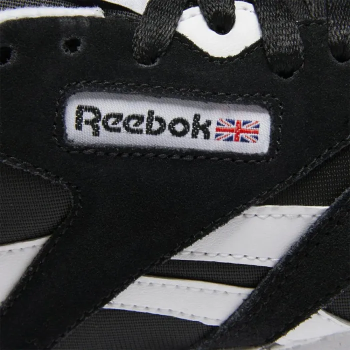 Classics Shoes Womens Reebok Classic Nylon Shoes Black Black White