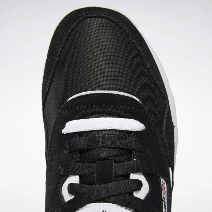 Classics Shoes Womens Reebok Classic Nylon Shoes Black Black White