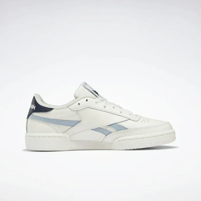 Classics Shoes Womens Reebok Club C Revenge Shoes Chalk Gable Grey Vector Navy