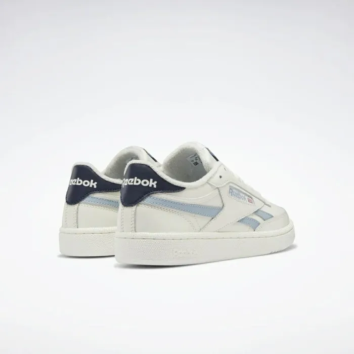 Classics Shoes Womens Reebok Club C Revenge Shoes Chalk Gable Grey Vector Navy