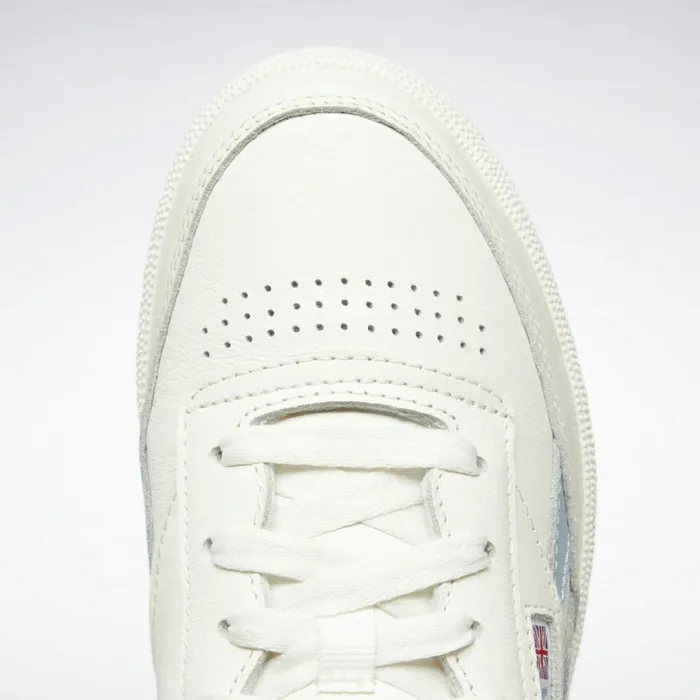 Classics Shoes Womens Reebok Club C Revenge Shoes Chalk Gable Grey Vector Navy