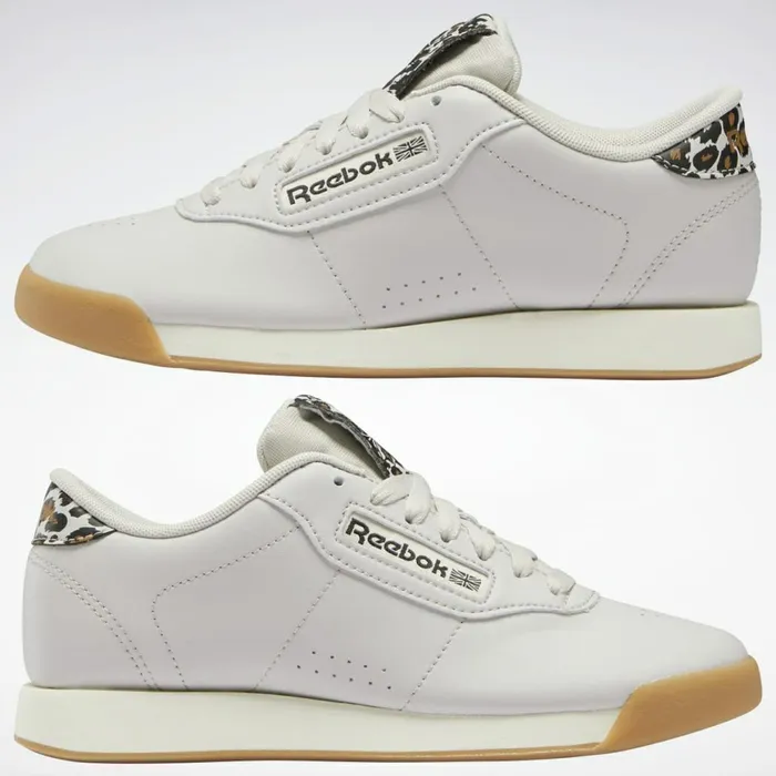 Classics Shoes Womens Reebok Princess Shoes Stucco Chalk Reebok Rubber Gum01