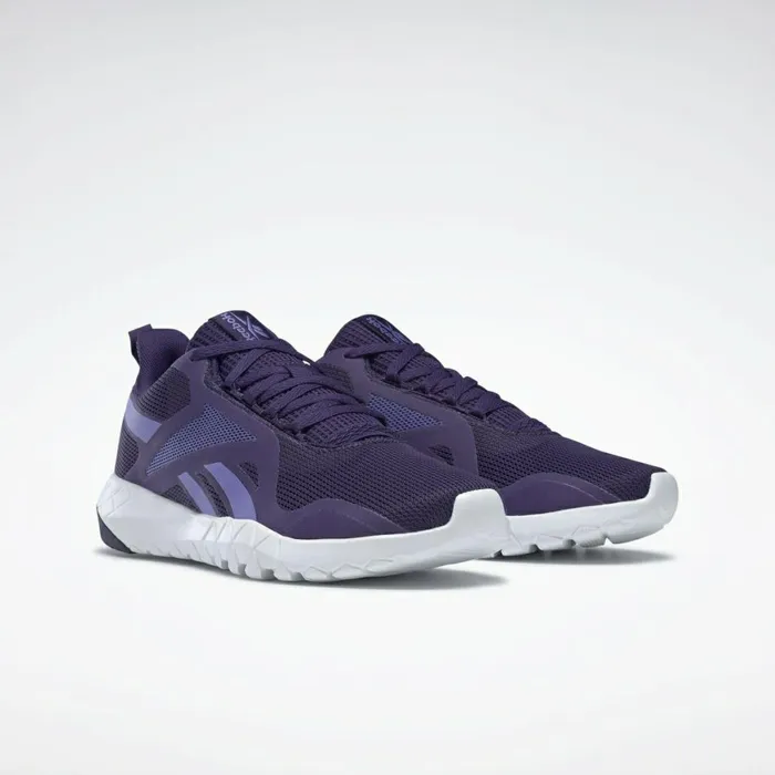Comfortable Shoes Womens Reebok Flexagon Force 3 Training Shoes Dark Orchid Hyper Purple Yellow Flare