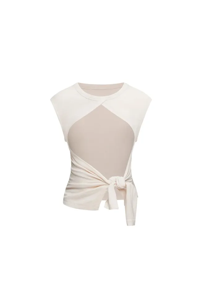 Cover Ups Women Lioness Fashion MOSS TIE TOP Porcelain Cover Ups Women Lioness Fashion MOSS TIE TOP Porcelain