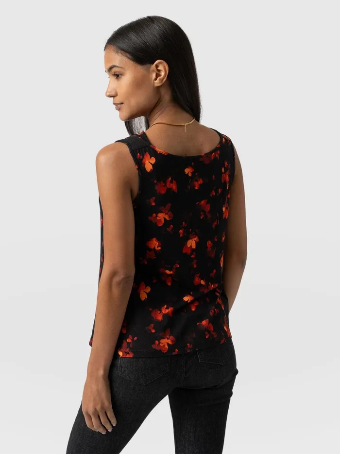 Cowl Neck Cami 8211 Red Aurora Red Aurora Women Saint And Sofia TShirts and Tanks
