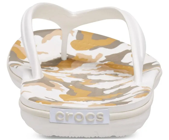 Crocs FlipFlops Crocband Printed Flip White Multi 8211 Women