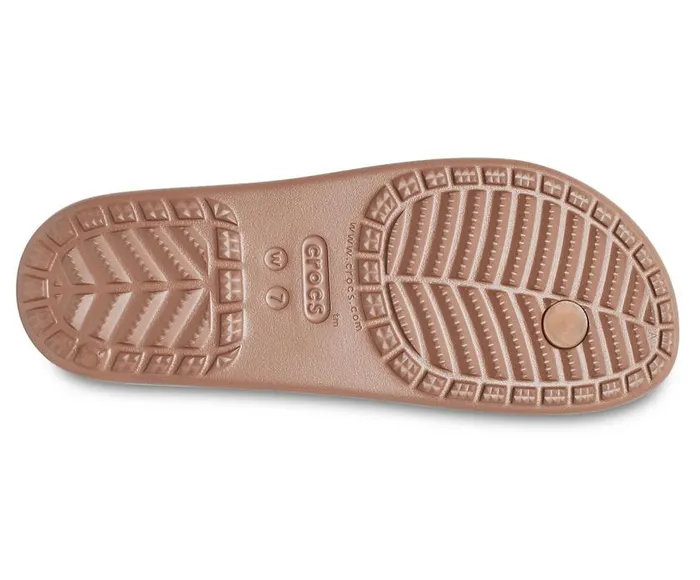 Crocs FlipFlops Crocs Sloane Shine Wedge Flip Bronze 8211 Women