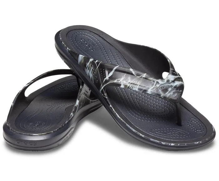 Crocs FlipFlops Swiftwater Mossy Oak Elements Wave Flip Black 8211 Men