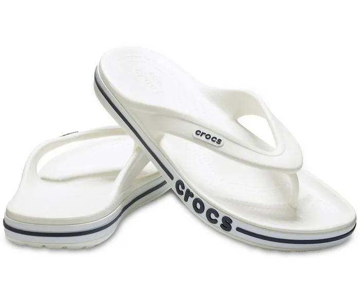 Crocs Sandals Bayaband Flip White Navy 8211 WomenMen