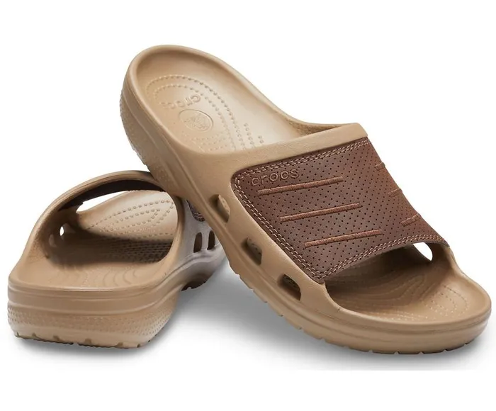 Crocs Sandals Bogota Slide Espresso Khaki 8211 Men