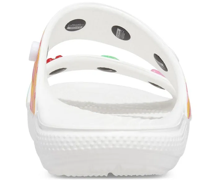 Crocs Sandals Classic Crocs Festival Vibes Sandal White Multi 8211 WomenMen
