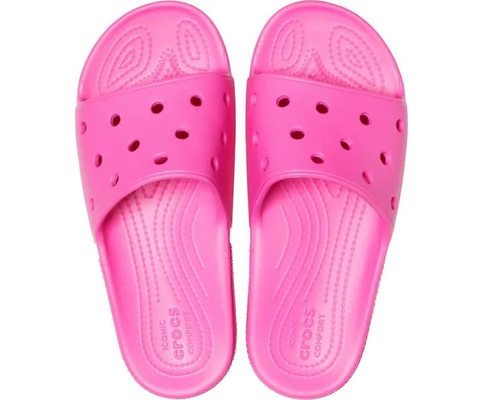 Crocs Sandals Classic Crocs Slide Electric Pink 8211 WomenMen