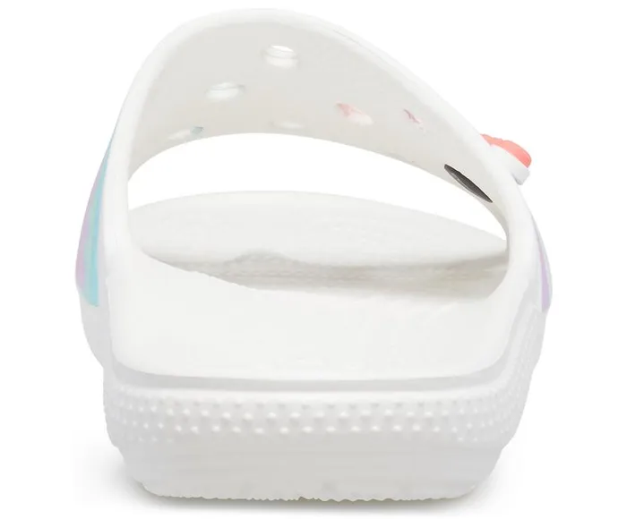 Crocs Sandals Classic Crocs TieDye Graphic Slide Fresco Multi 8211 WomenMen