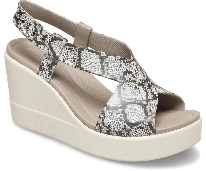 Crocs Sandals Crocs Brooklyn High Wedge Multi Stucco 8211 Women
