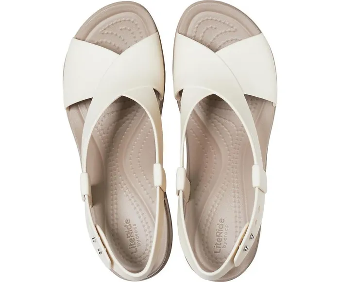 Crocs Sandals Crocs Brooklyn High Wedge Stucco Mushroom 8211 Women