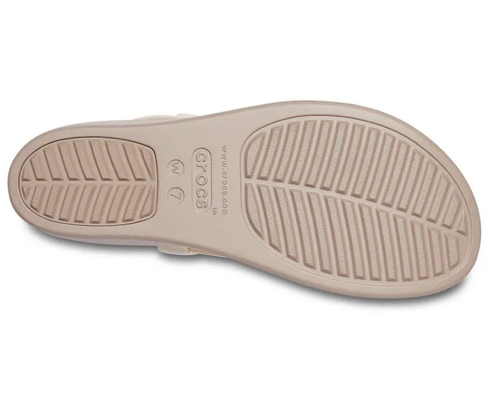 Crocs Sandals Crocs Brooklyn High Wedge Stucco Mushroom 8211 Women
