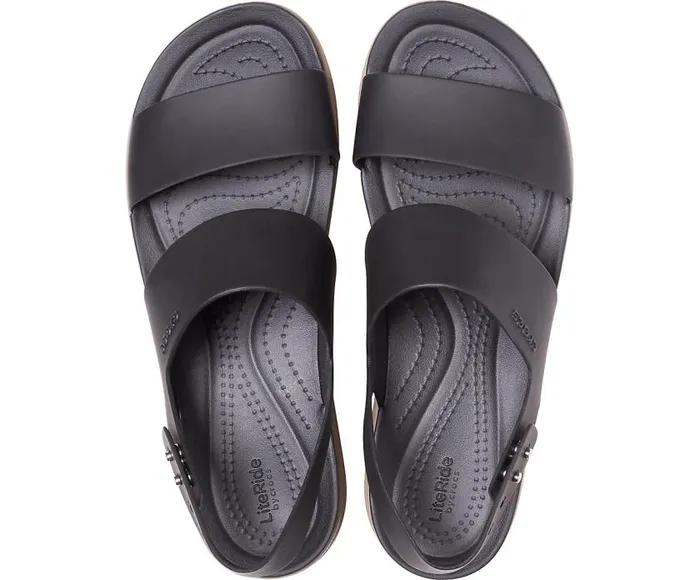 Crocs Sandals Crocs Brooklyn Low Wedge Black Mushroom 8211 Women