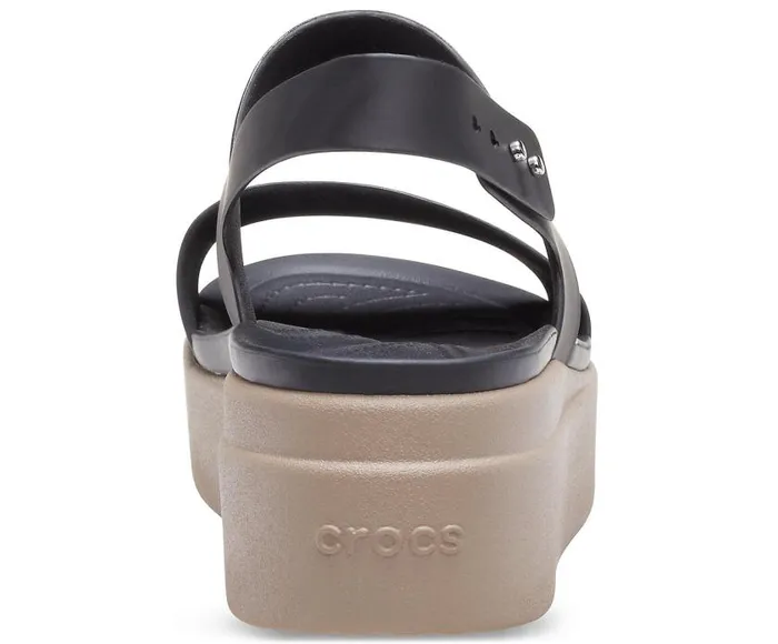Crocs Sandals Crocs Brooklyn Low Wedge Black Mushroom 8211 Women