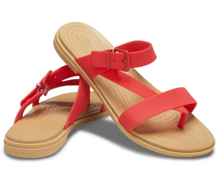Crocs Sandals Crocs Tulum Toe Post Sandal Flame 8211 Women