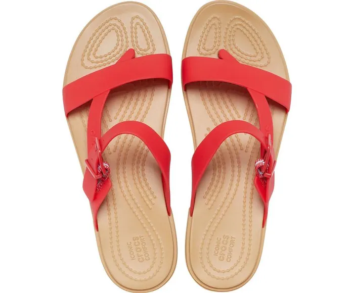 Crocs Sandals Crocs Tulum Toe Post Sandal Flame 8211 Women