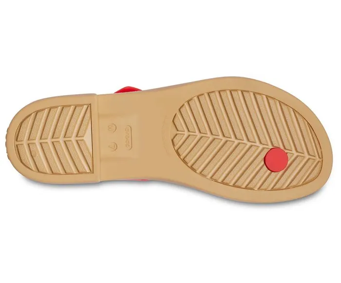 Crocs Sandals Crocs Tulum Toe Post Sandal Flame 8211 Women