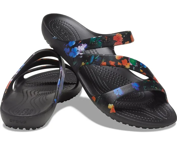 Crocs Sandals Kadee II Graphic Sandal Black 8211 Women