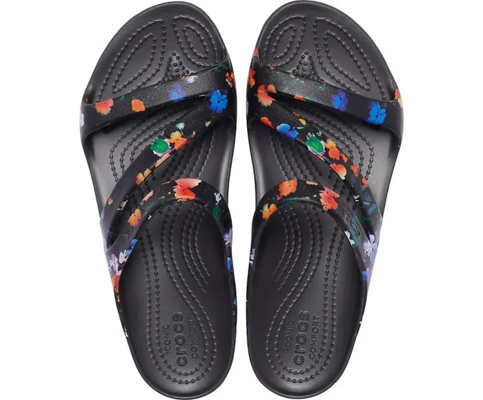 Crocs Sandals Kadee II Graphic Sandal Black 8211 Women