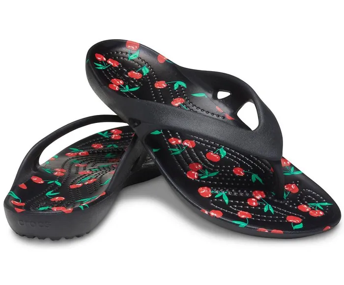 Crocs Sandals Kadee II Printed Flip Cherry 8211 Women