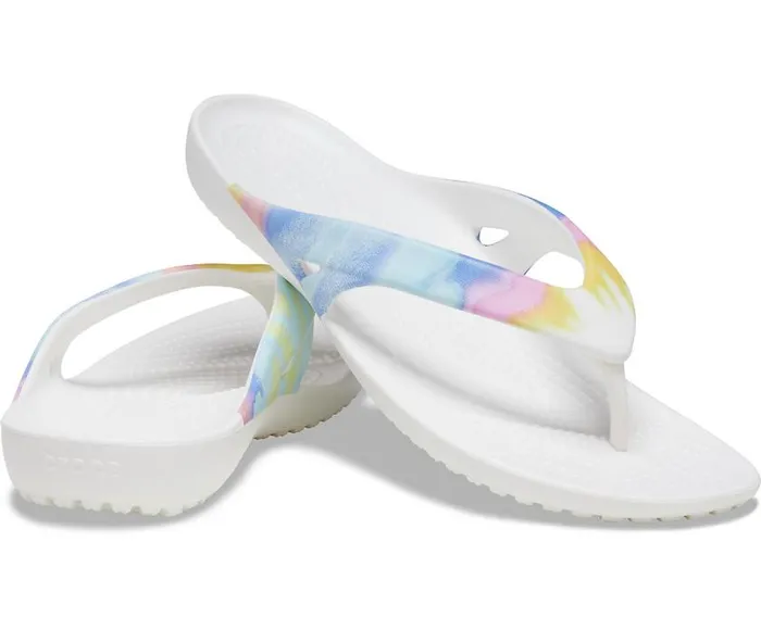 Crocs Sandals Kadee II Printed Flip Multi White 8211 Women