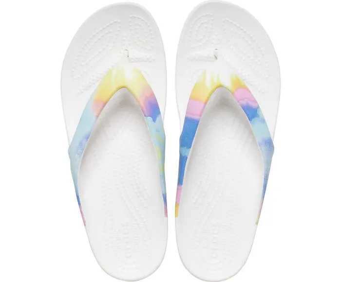 Crocs Sandals Kadee II Printed Flip Multi White 8211 Women