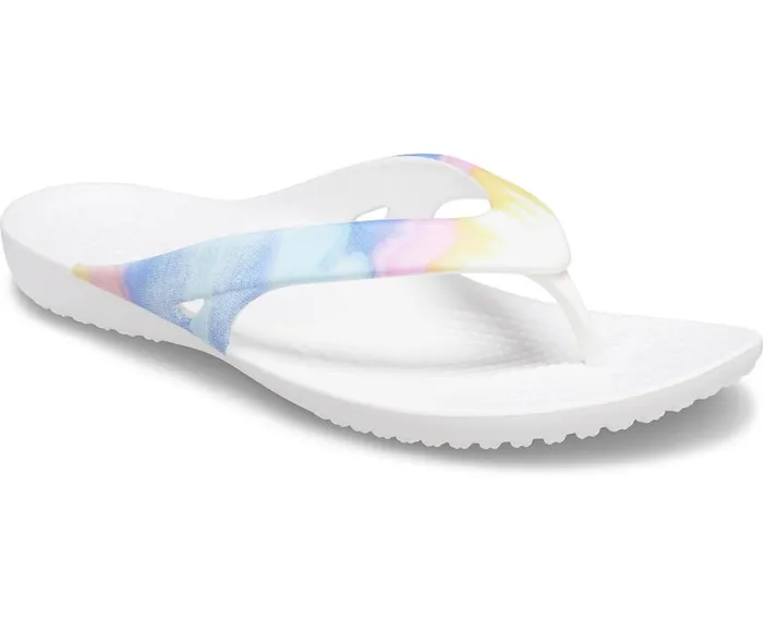 Crocs Sandals Kadee II Printed Flip Multi White 8211 Women