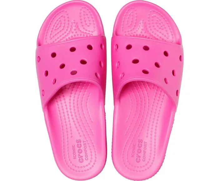 Crocs Sandals Kids039 Classic Crocs Slide Electric Pink 8211 GirlsBoys