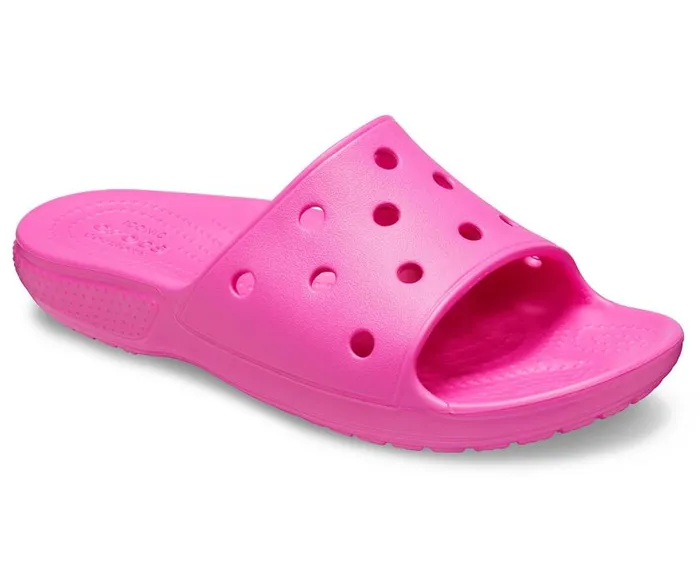 Crocs Sandals Kids039 Classic Crocs Slide Electric Pink 8211 GirlsBoys