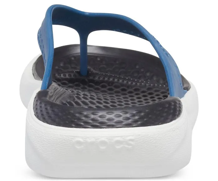 Crocs Sandals LiteRide Flip Vivid Blue Almost White 8211 WomenMen