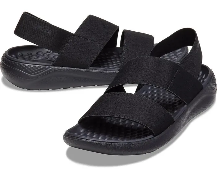 Crocs Sandals LiteRide Stretch Sandal Black Black 8211 Women