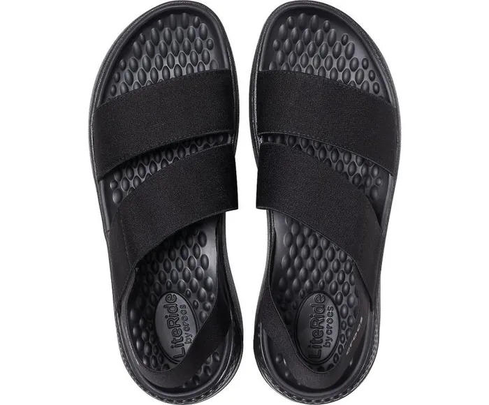 Crocs Sandals LiteRide Stretch Sandal Black Black 8211 Women
