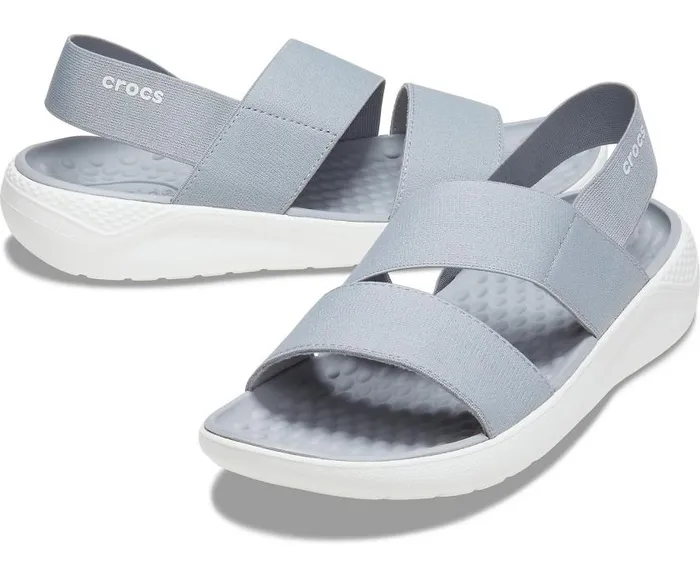 Crocs Sandals LiteRide Stretch Sandal Light Grey White 8211 Women