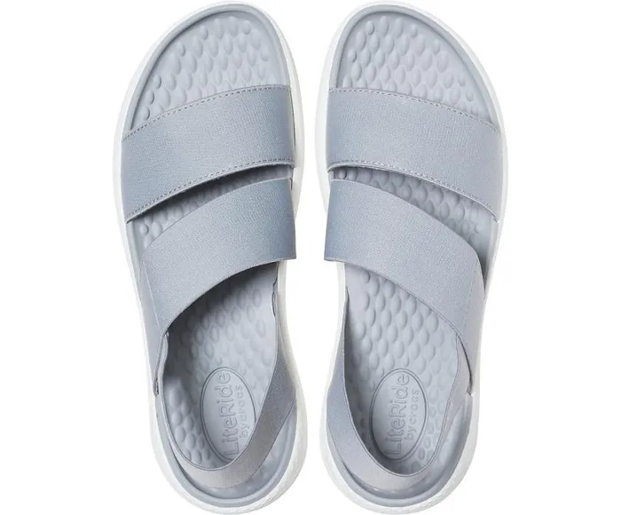 Crocs Sandals LiteRide Stretch Sandal Light Grey White 8211 Women