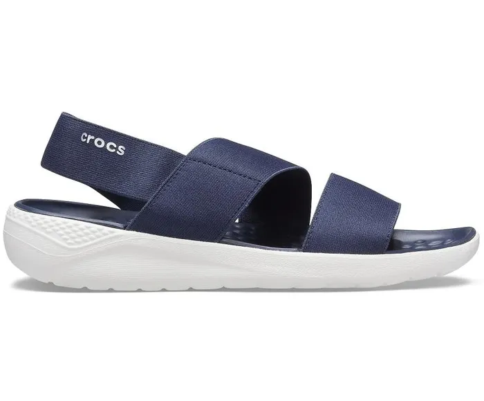 Crocs Sandals LiteRide Stretch Sandal Navy White 8211 Women