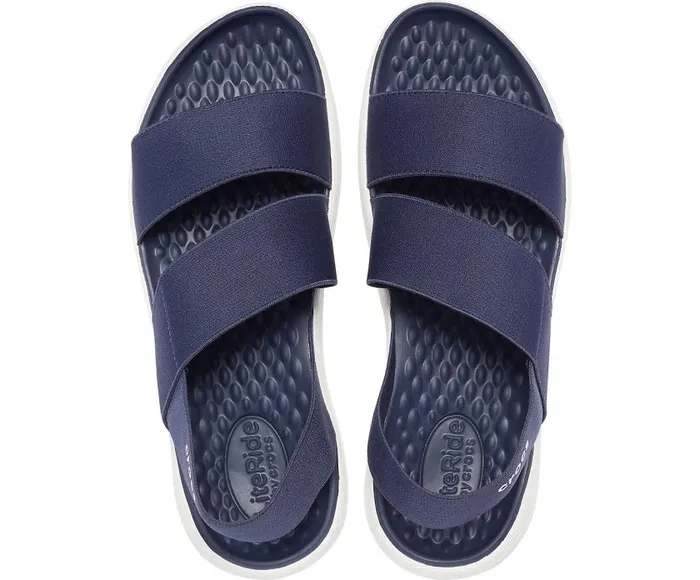 Crocs Sandals LiteRide Stretch Sandal Navy White 8211 Women