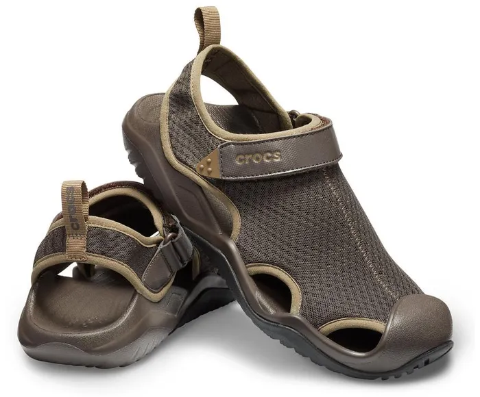 Crocs Sandals Swiftwater Mesh Deck Sandal Espresso 8211 Men
