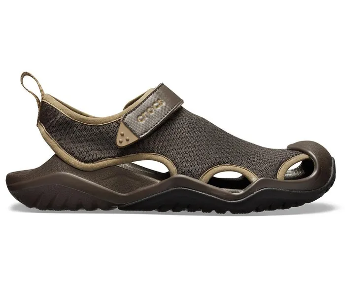 Crocs Sandals Swiftwater Mesh Deck Sandal Espresso 8211 Men