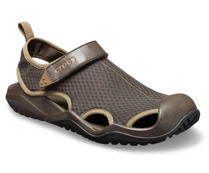 Crocs Sandals Swiftwater Mesh Deck Sandal Espresso 8211 Men