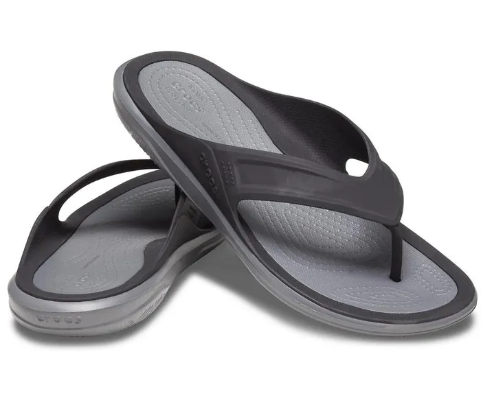 Crocs Sandals Swiftwater Wave Flip Blackslate Grey 8211 Men